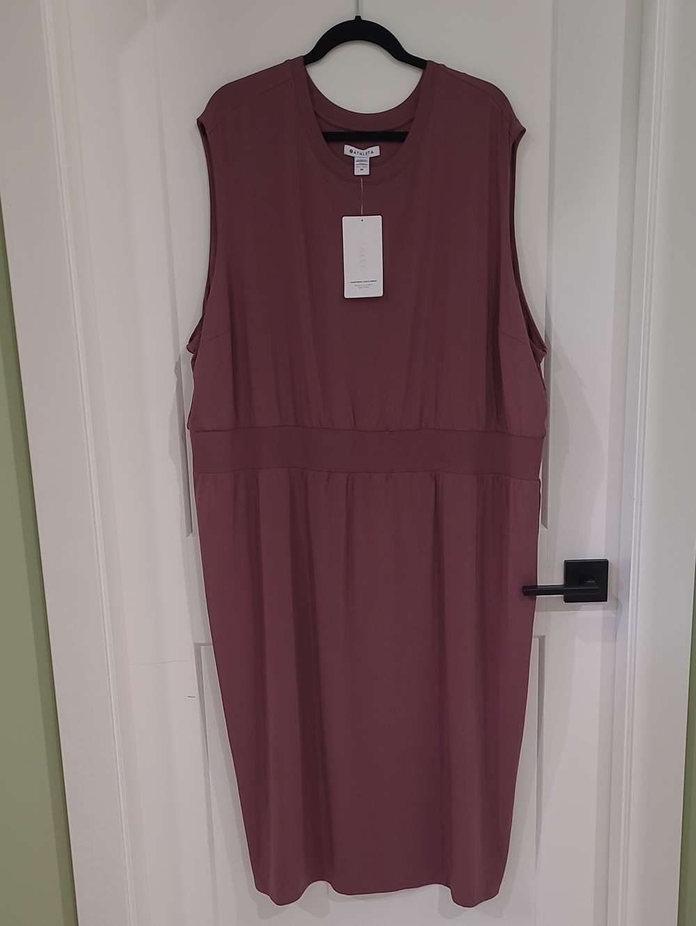 Athleta Mauve Sleeveless Midi Dress